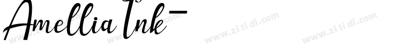 Amellia Ink字体转换